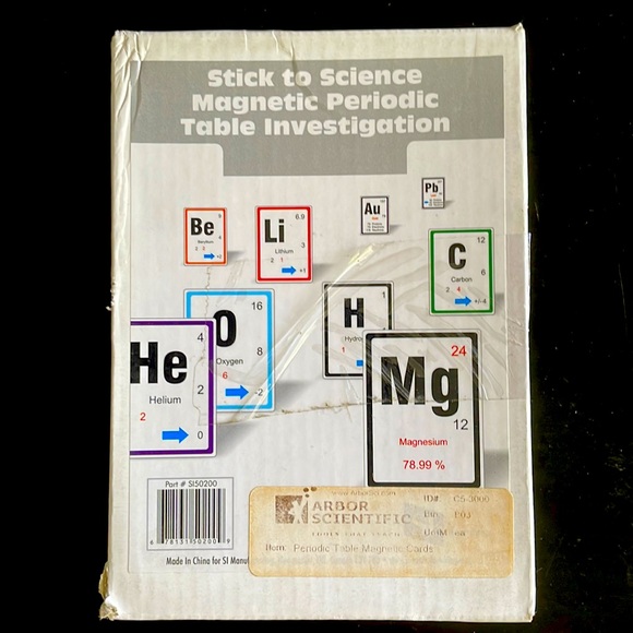 Stick to Science - Magnetic Periodic Table Investigation - Picture 2 of 3